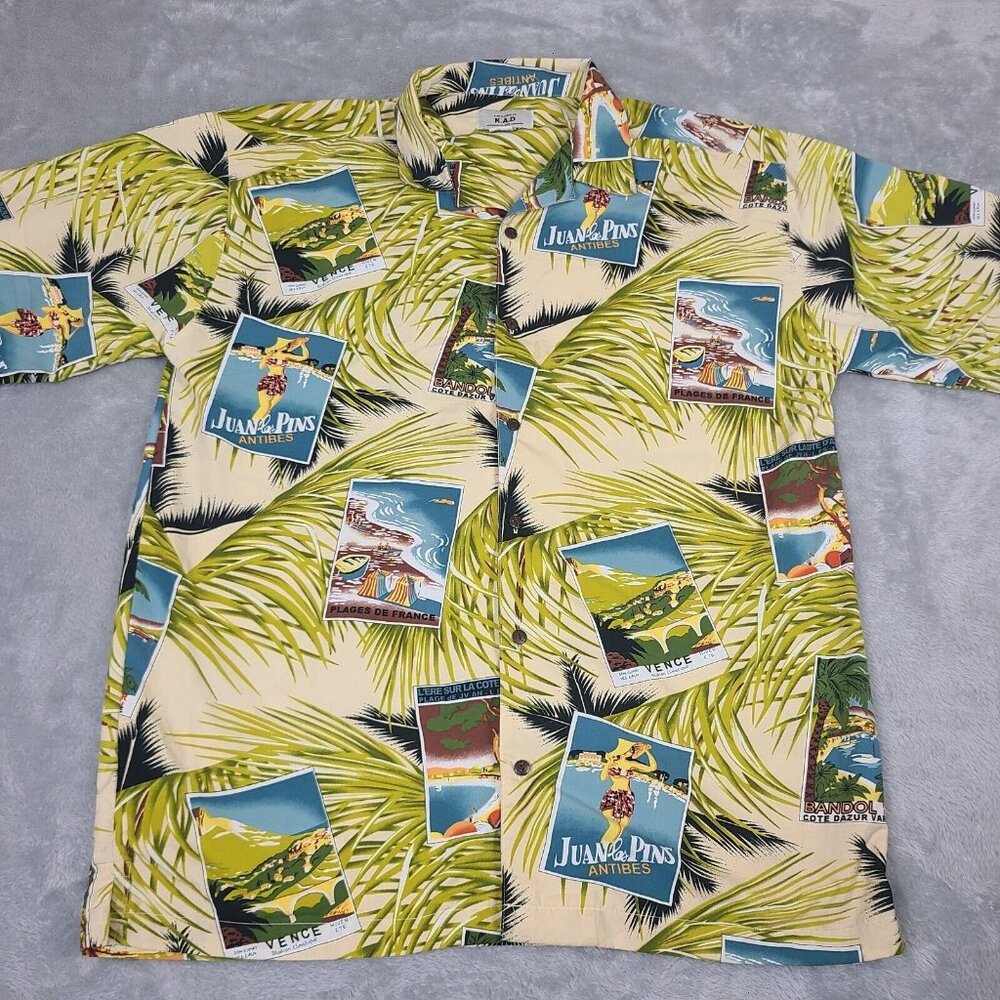 KAD Clothing Co. Hawaiian‎ Camp Shirt Men's X-Large